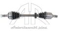 slika HO-8-704 Poluosovina leva Honda FR-V  2.2 CDTi L=637mm-zamenski rezervni deo