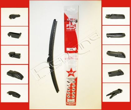 slika 42TT600-Metlica brisača FLET 600mm-10 adaptera-zamenski rezervni deo
