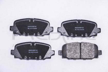 slika 27JE026-Pločice kočione zadnje Jeep Compass 1.4 MultiAir-1.6 CRD-2.0 CRD-zamenski rezervni deo