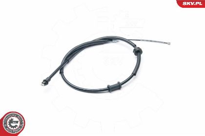 slika 26SKV303-Sajla ručne kočnice leva Fiat Nova Panda 169 1.1-1.2-1.2 LPG-1.3 D Multijet-zamenski rezervni deo