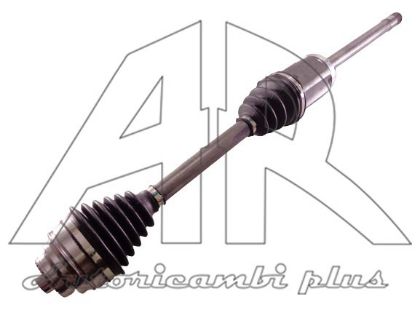 slika BM-8-402 Poluosovina desna BMW 1 F20-F21-BMW 2 F22-F23-F87-BMW 3 F30-F31-F80-BMW 4 F32-F33-F36-F83- L=840mm- zamenski rezervni deo