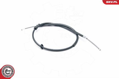 slika 26SKV304-Sajla ručne kočnice desna  Fiat Nova Panda 169 1.1-1.2-1.2 LPG-1.3 D Multijet-zamenski rezervni deo