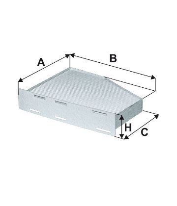 slika K1111-Filter kabine VW Golf V-VI Tiguan 2.0