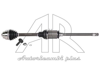 slika BM-8-438-Poluosovina desna  BMW 5 F90-G30-G31  520d xDrive-520d Mild Hybrid xDrive-i530 xDrive-530d xDrive-540d xDrive-550d xDrive-Automatic transmission-zamenski rezervni deo