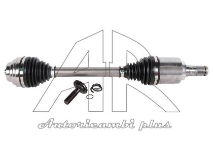 slika BM-8-432 Poluosovina leva BMW 1 F40-BMW 2  F45-F46-BMW X1  F48-BMW X2  F39-Mini Clubman F54-Mini Countryman One F60 Manuall transmission-zamenski rezervni deo