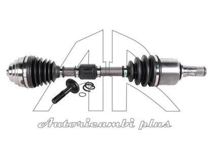slika BM-8-446 Poluosovina leva BMW 1 F40-BMW 2  F44-F45-F46-BMW X1 F48-BMW X2 F39-Mini Countryman F60-Mini Clubman  Automatic transmission 7 speed-zamenski rezervni deo
