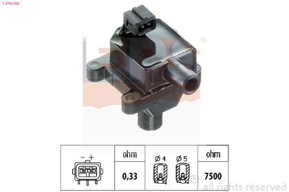 slika 1.970.386 Bobina Alfa 145 1.4-1.6-1.8-2.0 i.e 16V ts-Alfa 146-Alfa 156 1.6 T.S-zamenski rezervni deo