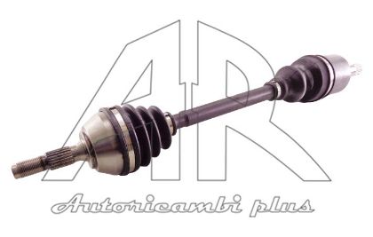 slika CT-8-905 Poluosovina leva Citroen AX 1.0-1-1-Saxo 1.0-1-1-Peugeot 106 1.0-1.1-3 brezona -zamenski rezervni deo L=617mm