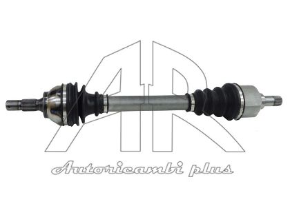 slika CT-8-546 Poluosovina leva Citroen C3-C4-DS3-DS4-Peugeot 207-208-308-2008-3008-5008-zamenski rezervni deo