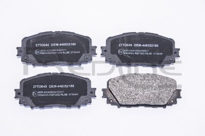 slika 27TO045-Pločice kočione prednje Toyota Yaris P13 1.3-Toyota P9 1.0 GPL-1.0 VVT-i-1.3 VVT-i -1.4 D-4D-1.8 VVTi-zamenski rezervni deo
