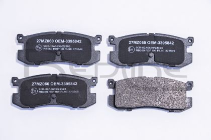 slika 27MZ060-Pločice kočione zadnje  Ford Probe 2.2-2.2 GT-3.0 V6-Mazda 626 1.6-1.8-2.0-2.0 D-2.2-zamenski rezervni deo