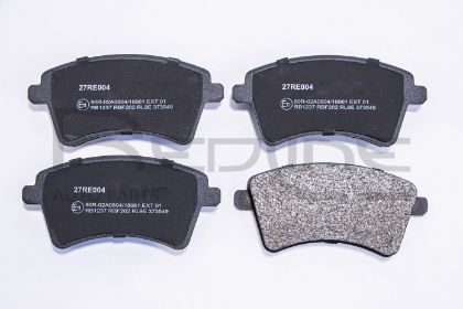 slika 27RE004-Pločice kočione prednje Mercedes Citan 108 CDI-109 CDI-111 CDI-Renault Kangoo 1.2 TCe-1.5 dCi-1.6 16V-zamenski rezervni deo