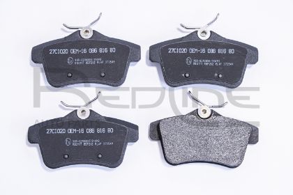 slika 27CI020-Pločice kočione zadnje Citroen C4 II-Citroen DS4-Citroen DS5-Peugeot 308-Peugeot 3008-Peugeot 508-Peugeot 5008-Peugeot RCZ-zamenski rzeervni deo