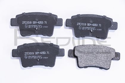 slika 27CI019-Pločice kočione zadnje Citroen C4 Picasso 1.6 16V-1.6 THP-1.6 VTi-1.8 i 16V-1.8 Bifuel-2.0 HDi-Citroen C4 Grand Picasso 1.6 16V-1.6 THP-1.6 VTi-1.8 i 16V-1.8 Bifuel-2.0 HD-zamenski rezervni de